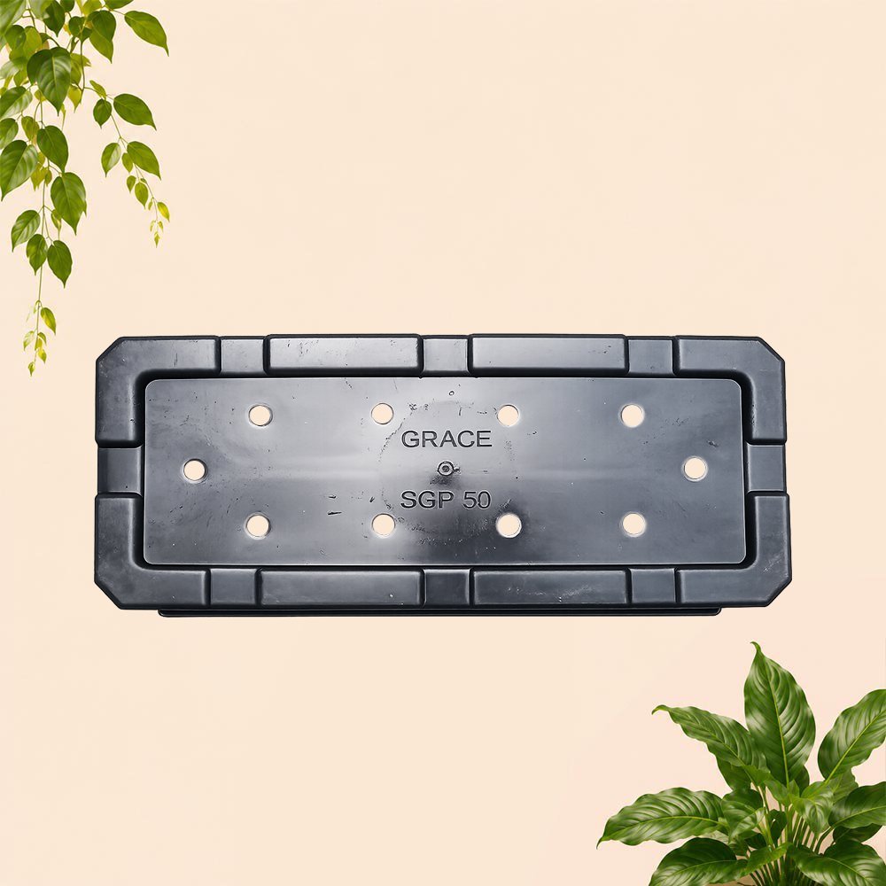 GRACE PANJANG SGP 50 POT TANAMAN Tanaman Tumbuhan Hias Bunga dll Panjang 50 cm Centi meter Hitam - Gambar 2