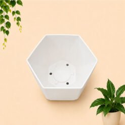 Alternative view of QUEEN KOI 20 POT TANAMAN Bulat Tumbuhan Hias Dekorasi Bunga Daun Diameter Atas 20 cm centi meter Putih