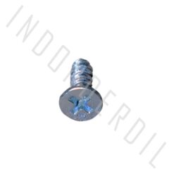 1 PC Skrup FAB M8 x 1/2 inch Baut Baud Baudd Sekrup Self Tapping Screw Harden Phillips Kepala Rata F+ AB 8mm x 13mm 8 mm 13 m 8 m8x13 8x1/2 1/2 0.5 inchi inci - Gambar 4