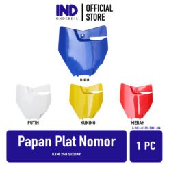 Papan Plat Nomor KTM 250 SIXDAY Pelat Platt Tempat Nomer Cover Biru Kuning Merah Putih 6DAY40