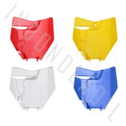 Alternative view of Papan Plat Nomor KTM 250 SIXDAY Pelat Platt Tempat Nomer Cover Biru Kuning Merah Putih 6DAY40