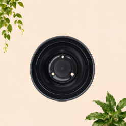 BJP POT BIBIT 15 POT TANAMAN Plastik Tumbuhan Hias Bunga Daun Hitam Diameter Atas 15 cm Centi meter - Gambar 3