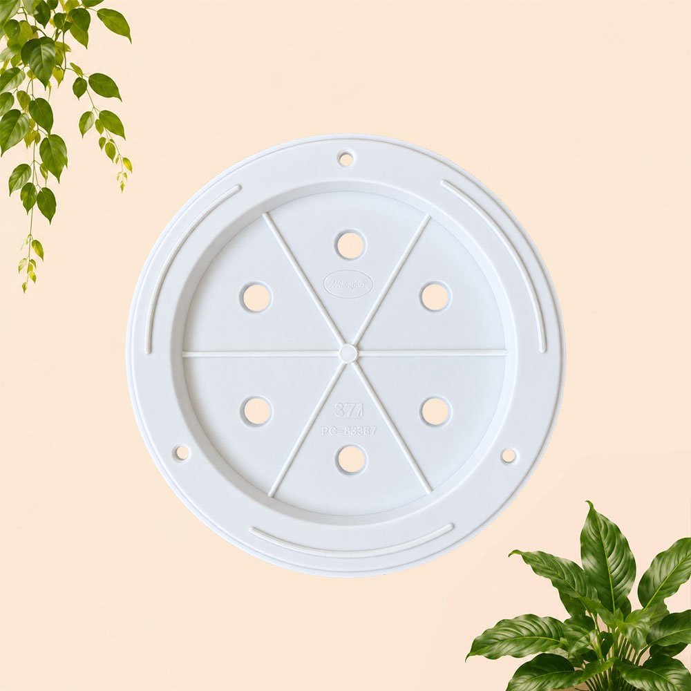 Lovenia Gentong 37 Pot Tanaman (8837) Plastik Tumbuhan Hias Bunga Daun Putih Diameter Atas 37cm Centi meter - Gambar 3