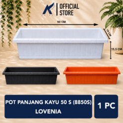 Lovenia Panjang Kayu 50 S Pot Panjang (8850S) Tanaman Tumbuhan Hias Bunga dll Hitam Putih Panjang 50 cm Centi meter