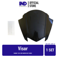 Visor Vario125 CBS NEW K2V Winshild Win Wind Shield Sil Shild Plastik Windshield Winsil Hitam