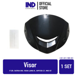 Visor F1ZR & Satria & Vega Lama R & Jupiter Z1 & Mio GT Windshield Winsil Winshild Win Wind Shield Sil Shild Plastik Hitam