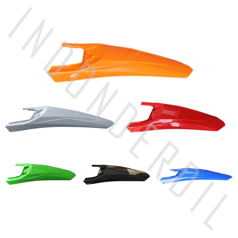 Spakbor Belakang KLX BF 150 (BIGFOOT) DTRACKER New Spakboard Spak Bor Slebor Board Cecepet Buntut Merah Hijau Orange Biru Putih Hitam - Gambar 3