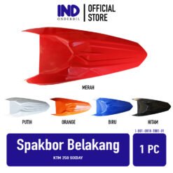 Spakbor Belakang KTM 250 SIXDAY Spakboard Spak Bor Slebor Board Cecepet Buntut Hitam Orange Putih Merah Biru