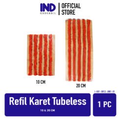Refil Karet Tubeless 10 & 20 cm Refill Isi Cacing Ban Tambal Tubles