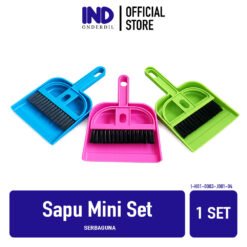 Sapu Mini Set Serbaguna  Motor Dustpan Serok Gantung Pengki Mobil Set Serok Biru Hijau Pink