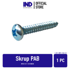 1 PC Skrup PAB M12 X 1.1/2 Inch