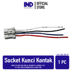 Socket Kunci Kontak Beat FI eSP K81 K1A LED Deluxe & Scoopy eSP & Vario 110 FI 125 150 & Genio PCX & Adv 150 Soket Kabel Cable 4 Pin
