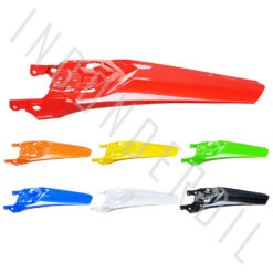 Spakbor Belakang Untuk Semua Jenis Motor Trail CRF KTM Byson KLX Dll Spakboard Slebor Spak Bor Board Cecepet Buntut Sayap Fender Hitam Merah Hijau Orange Kuning Biru - Gambar 3