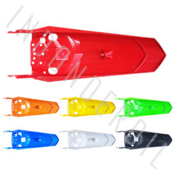 Spakbor Belakang Untuk Semua Jenis Motor Trail CRF KTM Byson KLX Dll Spakboard Slebor Spak Bor Board Cecepet Buntut Sayap Fender Hitam Merah Hijau Orange Kuning Biru - Gambar 4