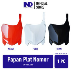 Papan Plat Nomor CRF 150 CRF150L 150L CRF150 Lebar Pelat Platt Tempat Nomer Cover Hitam Merah Putih