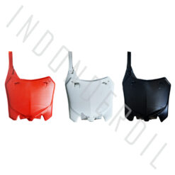Papan Plat Nomor CRF 150 CRF150L 150L CRF150 Lebar Pelat Platt Tempat Nomer Cover Hitam Merah Putih - Gambar 3