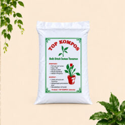 TOP KOMPOS Kompos Tanaman (04886) Pupuk Media Organik Organic Tanam Penyubur Tanaman Tumbuhan Hias Daun Berat -+ 12 Kg Kilo Gram Kliogram - Gambar 3