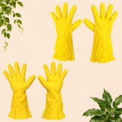Alternative view of SARUNG TANGAN LATEX ARTES Gloves Tebal Karet Kuning M L Cuci Piring Alat Berkebun