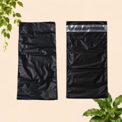 Alternative view of Polymailer Plastik Untuk Berbagai Keperluan Pembungkus Kantong Packing Plastic Lem Seal Polymeiler Package Packaging Waterproof Meiler Poli Poly Mailer Online Store Shop Semi Glossy Glosi Black Hitam 10 x 20 10x20 cm Centimeter Senti