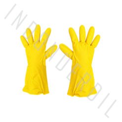 1 PC Sarung Tangan Latex Untuk Segala Jenis Keperluan Gloves Tebal Karet Kuning M L Cuci Piring Alat Berkebun - Gambar 3