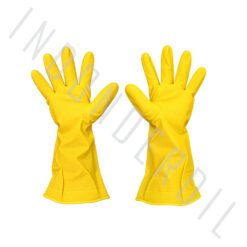 Alternative view of 1 PC Sarung Tangan Latex Untuk Segala Jenis Keperluan Gloves Tebal Karet Kuning M L Cuci Piring Alat Berkebun